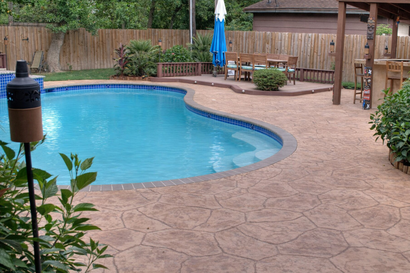 Concrete pool decks in San Anselmo, CA